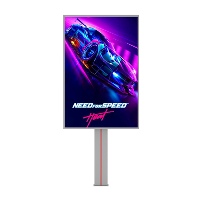 Design personalizado de alta qualidade p6 8000nits aço impermeável IP65 LED outdoor publicidade