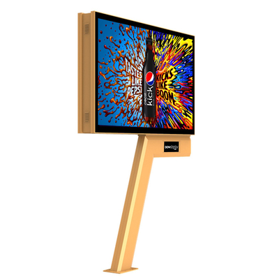 Fácil instalação IP65 impermeável P6 8000nits de aço led publicitário preço led publicitário