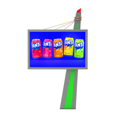 Desenho personalizado de alta qualidade de aço P6 à prova d'água e publicidade exterior LED