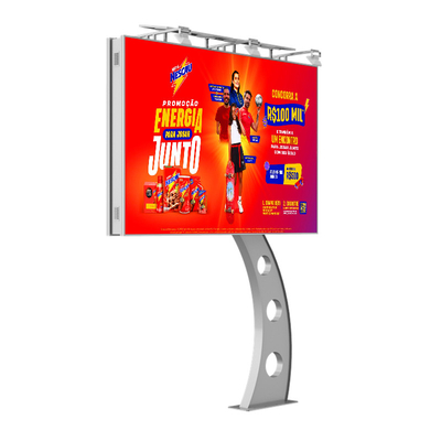 Fácil instalação IP65 impermeável p6 8000nits de aço publicidade tela digital led vídeo parede