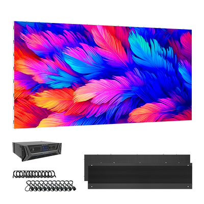 500x250/750x250/1000x250mm Display LED de gabinete de alumínio - P1.56 P1.95 P2.5 P2.6 P2.9 P3.91 - Perfeito para publicidade e exposições interiores