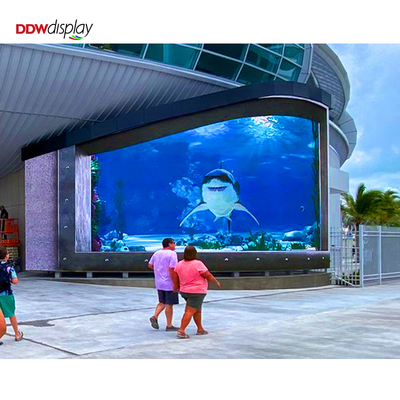 IP68 Ecrã LED à prova d'água de alta luminosidade 960x960mm P5 P6.67 P8 P10, 8000-10000nits para publicidade ao ar livre