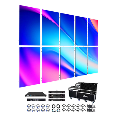 Display LED de aluguer de palco com dimensão de painel de 500*500 e material de gabinete de alumínio de fundição a óleo