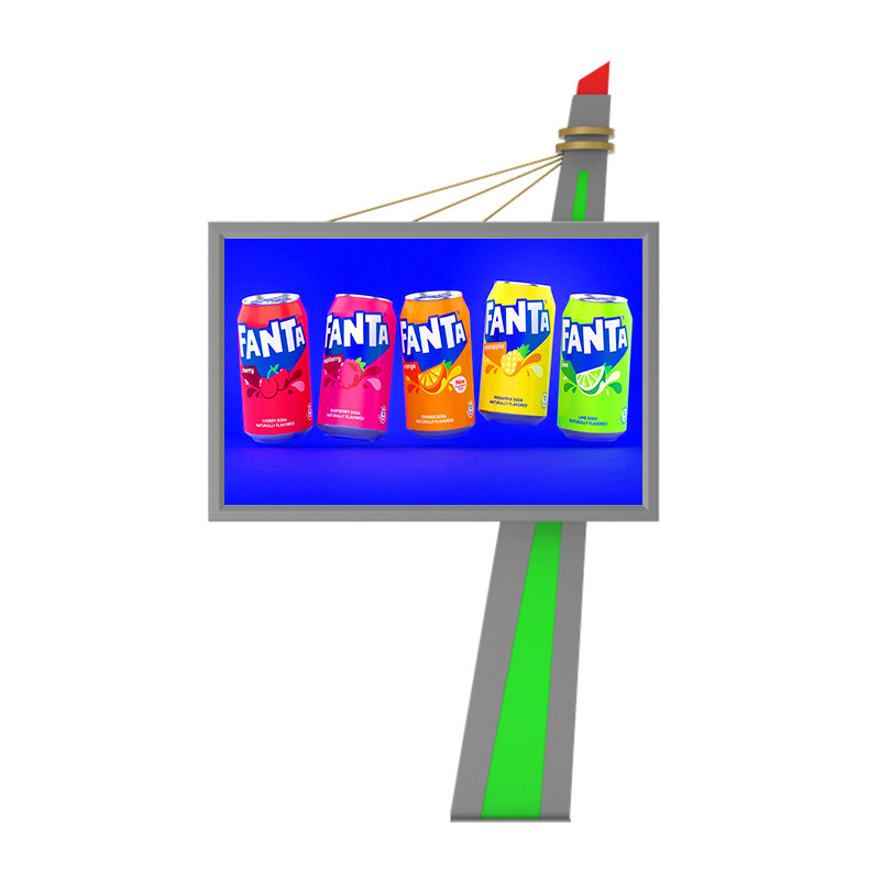 Desenho personalizado de alta qualidade de aço P6 à prova d'água e publicidade exterior LED
